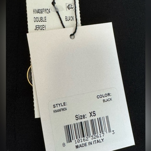 BRANDON MAXWELL The Emm Jersey Cardigan Midi Dress in Black Size XS $2795 NWT - Picture 11 of 14